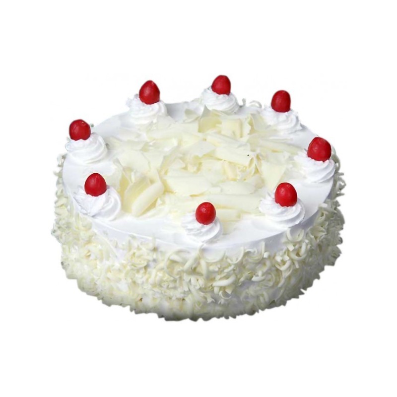 White forest Eggless Cake